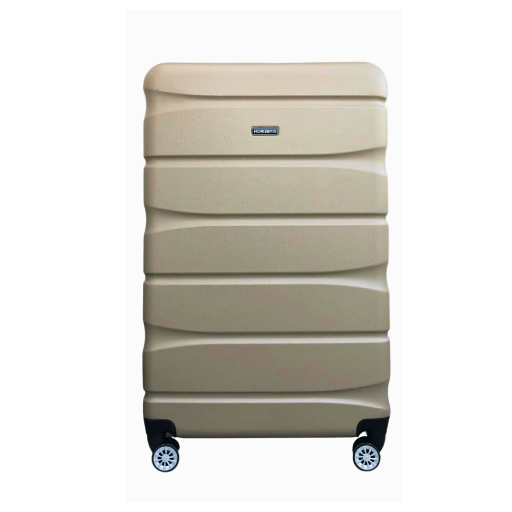Horizon Suitcase – Durable ABS Hard Shell Luggage with 360° Spinner Wheels, Code Lock & Organised Interior