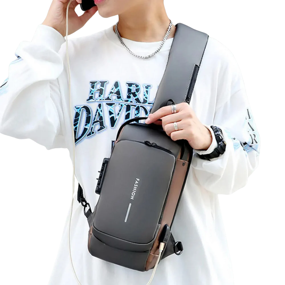 Anti Theft Chest Crossbody Bag