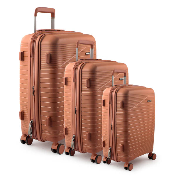 🧳 Minister Polypropylene Unbreakable Luggage Set (3 Pcs)