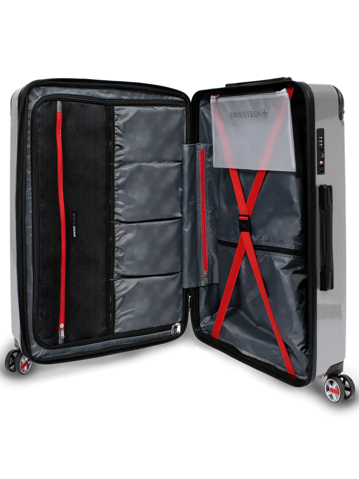 Premium Swiss Tech Luggage Hardside 8w Trolley