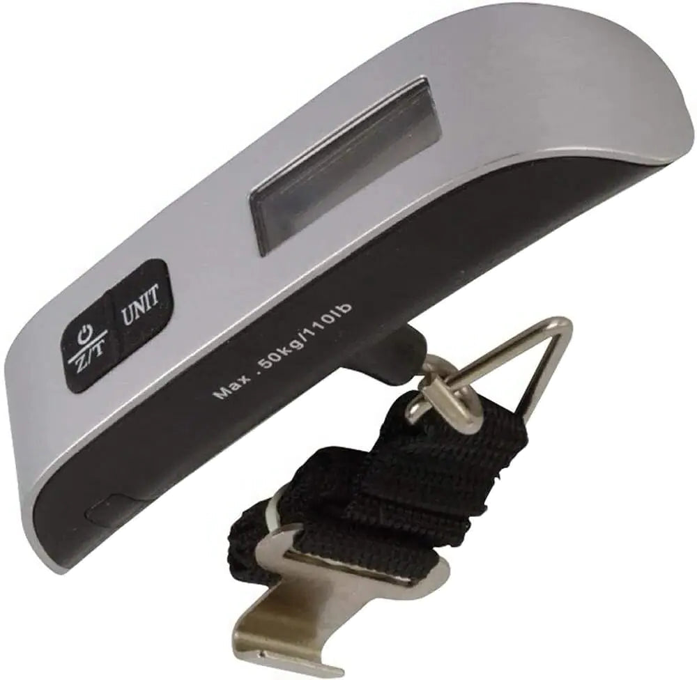 Digital Luggage Weighing Scale – 50kg Max with LCD Display & Strap Hook