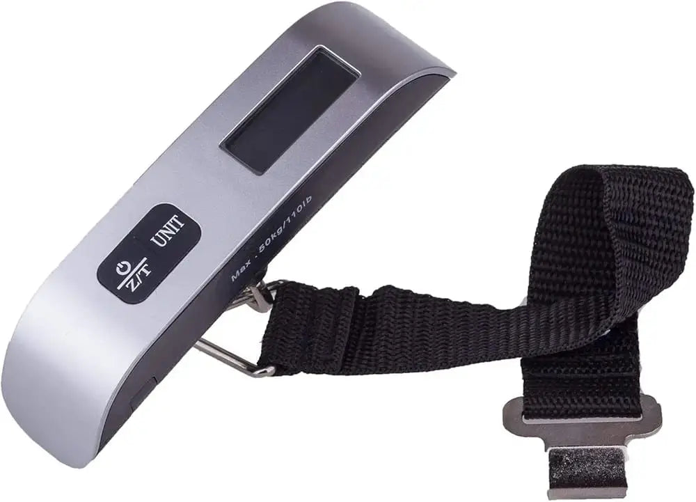 Digital Luggage Weighing Scale – 50kg Max with LCD Display & Strap Hook
