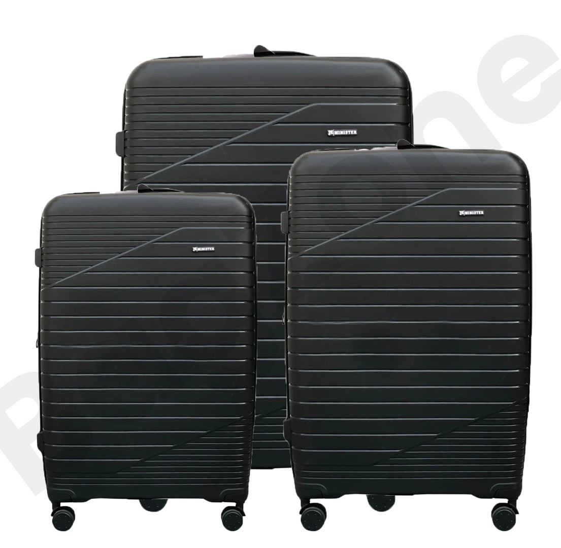 🧳 Minister Polypropylene Unbreakable Luggage Set (3 Pcs)