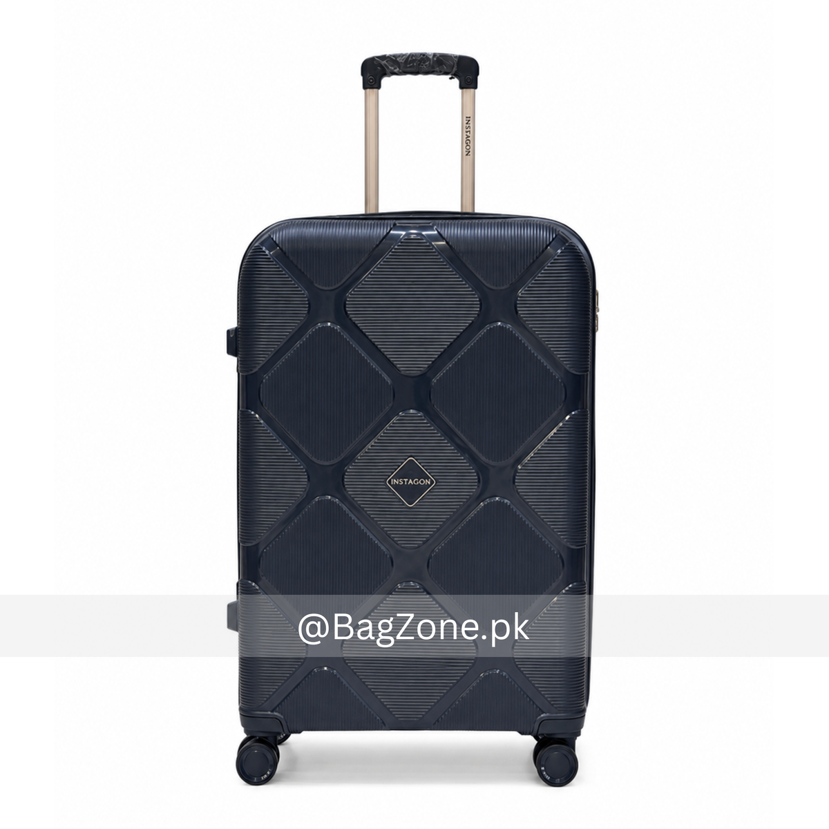 INSTAGON Premium PP Luggage Set of 4 with Beauty Box – TSA Lock, 360 ...